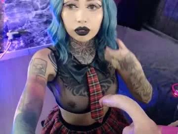 darkly_waxx — Welcome to my game... dare to lose yourself in me?  #deepthroat #Goth #tattoo #latina #blowjob -- Current Goal: DEEP THROAT SLOPPY at 50 tokens -- Next Goal: PLAY IN DOGGY STYLE